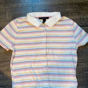 Forever 21 cropped button up
